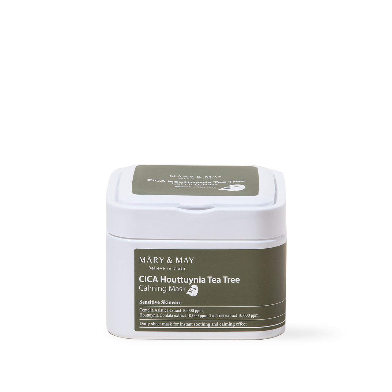 [Mary&May] Mascarilla Calmante CICA Houttuynia Tea Tree 30 unidades/400 g