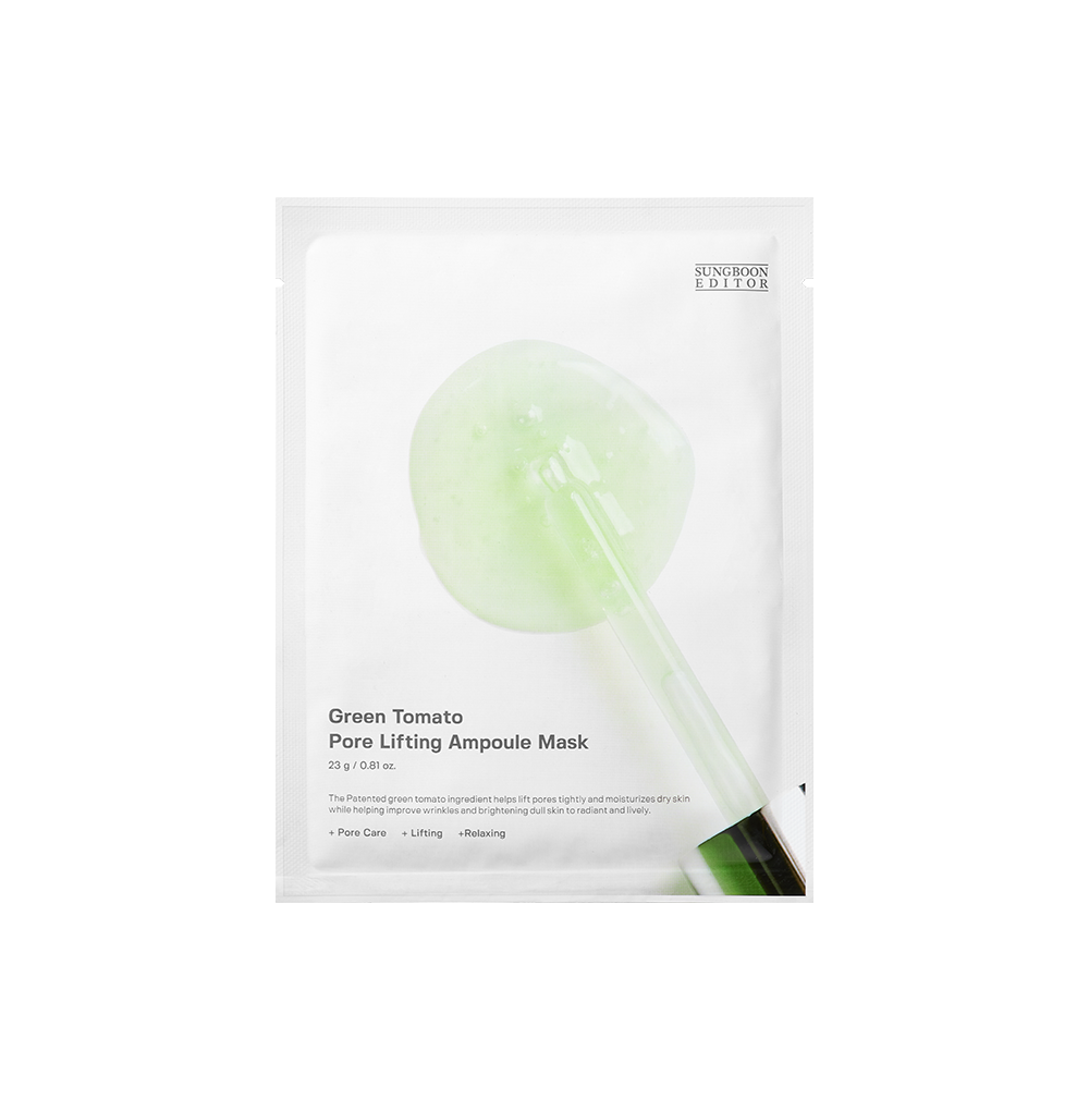 [SUNGBOON EDITOR] Mascarilla ampoule lifting de poros de tomate verde 23g*10ud