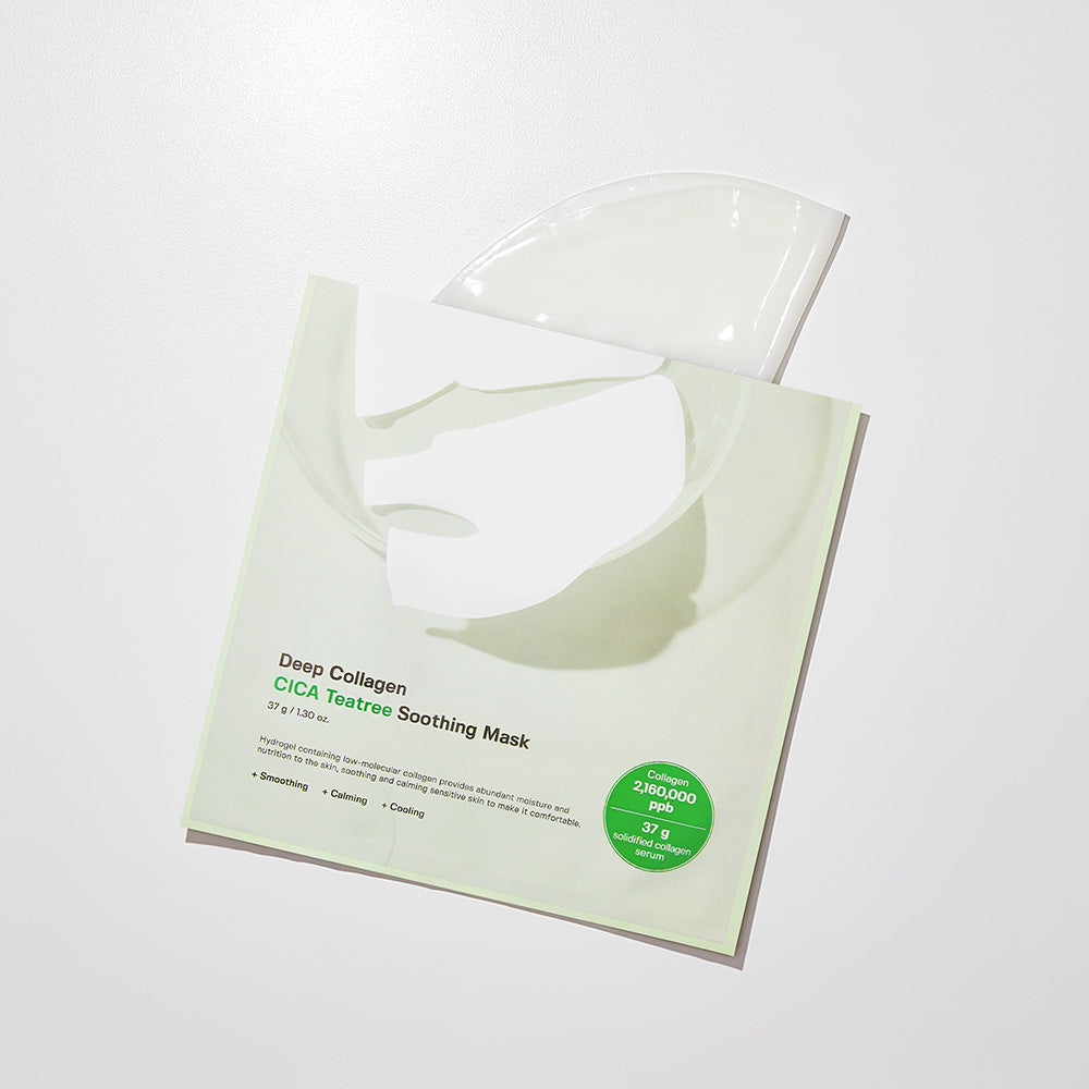 Deep Collagen Cica Teatree Soothing Mask 37g*4ea
