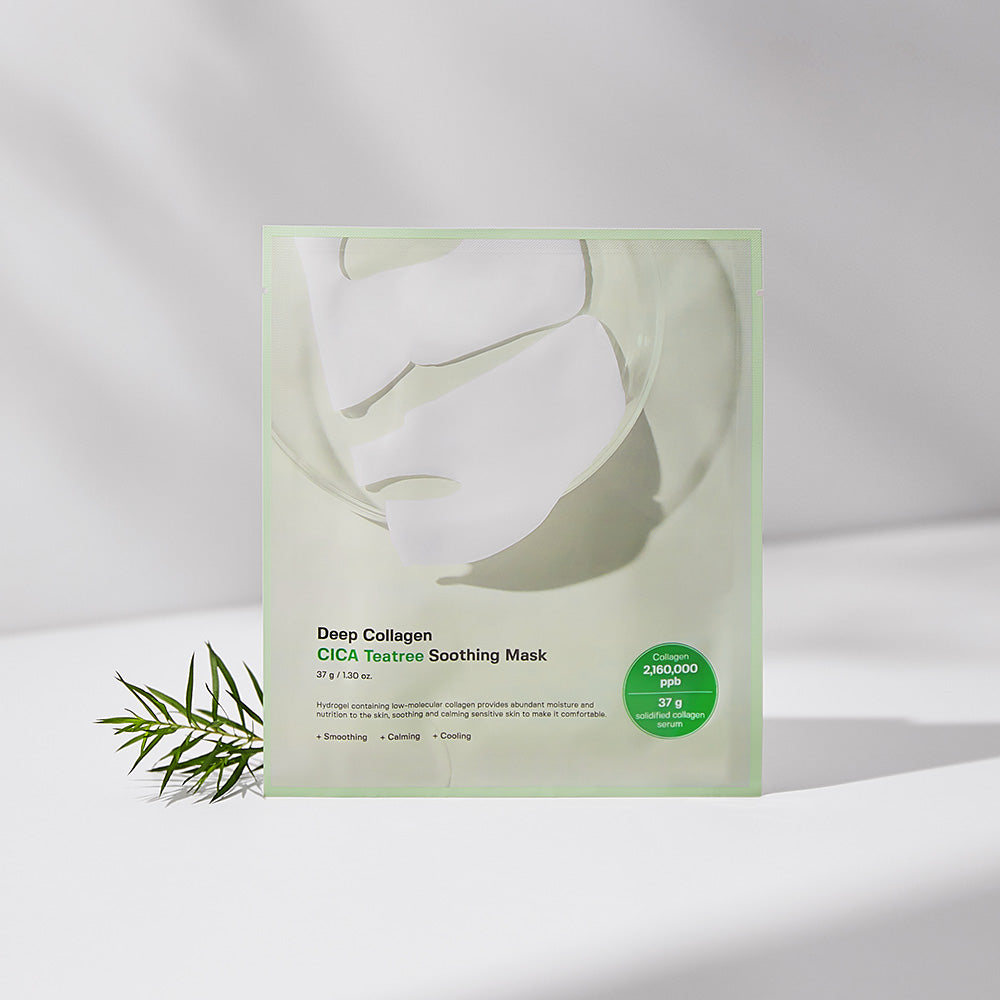 Deep Collagen Cica Teatree Soothing Mask 37g*4ea