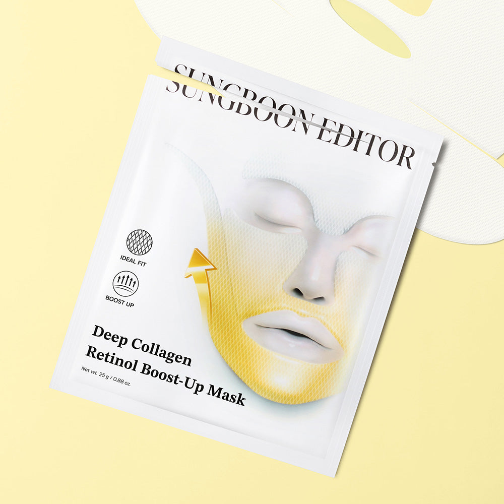 Deep Collagen Retinol Tension Boost Up Mask Set 4pcs