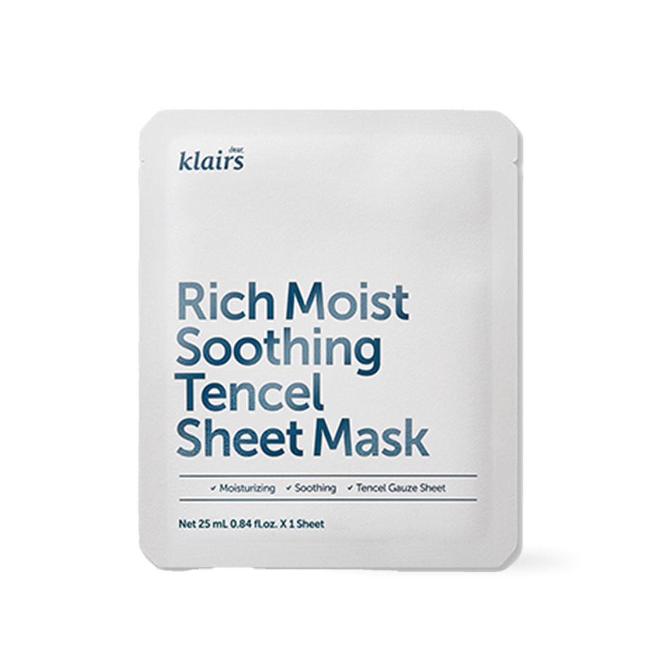 [Dear Klairs] Rich Moist Soothing Tencel Sheet Mask 25ml x 10 Stk.