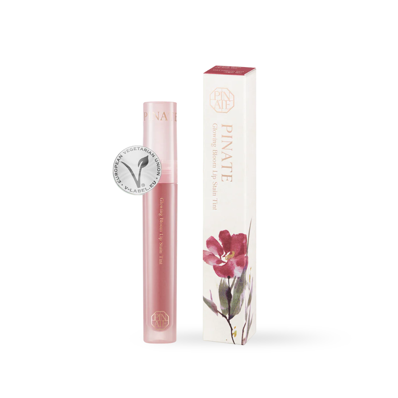 [Pinate] Leuchtender Blüten-Lippenfleck – 5 Farben