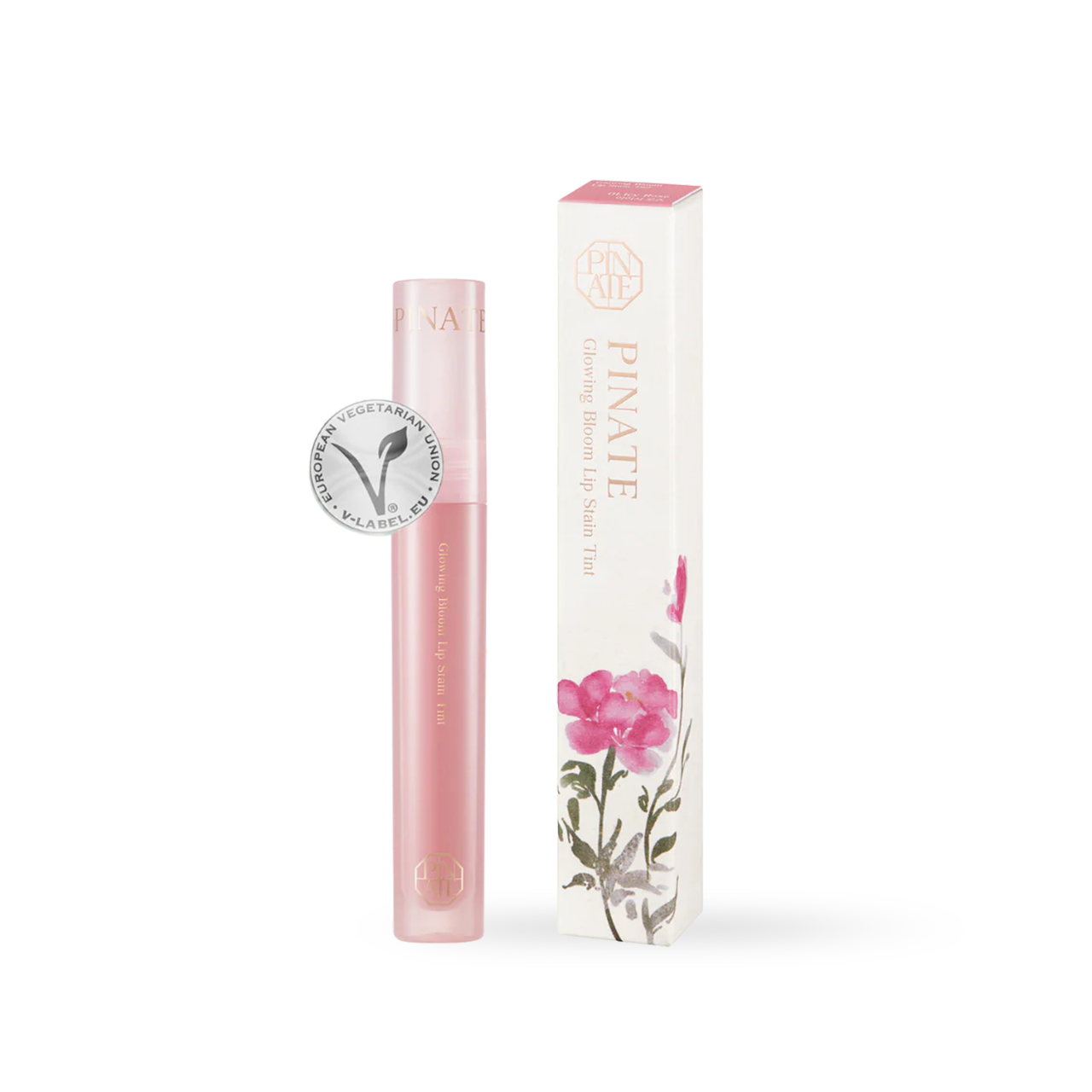 [Pinate] Leuchtender Blüten-Lippenfleck – 5 Farben