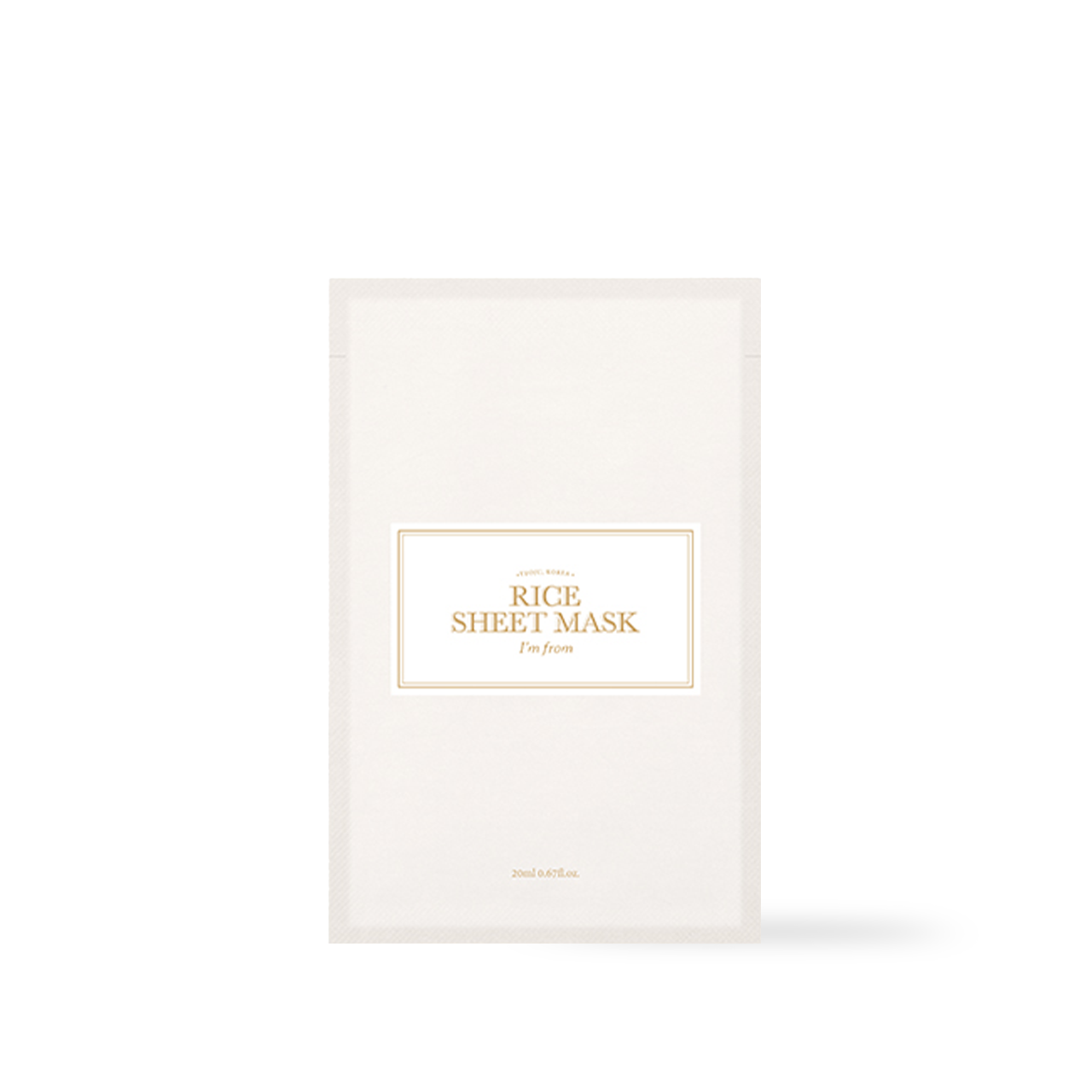 [ImFrom] Reispapier Gesichtsmaske 20ml (1 Stk.)