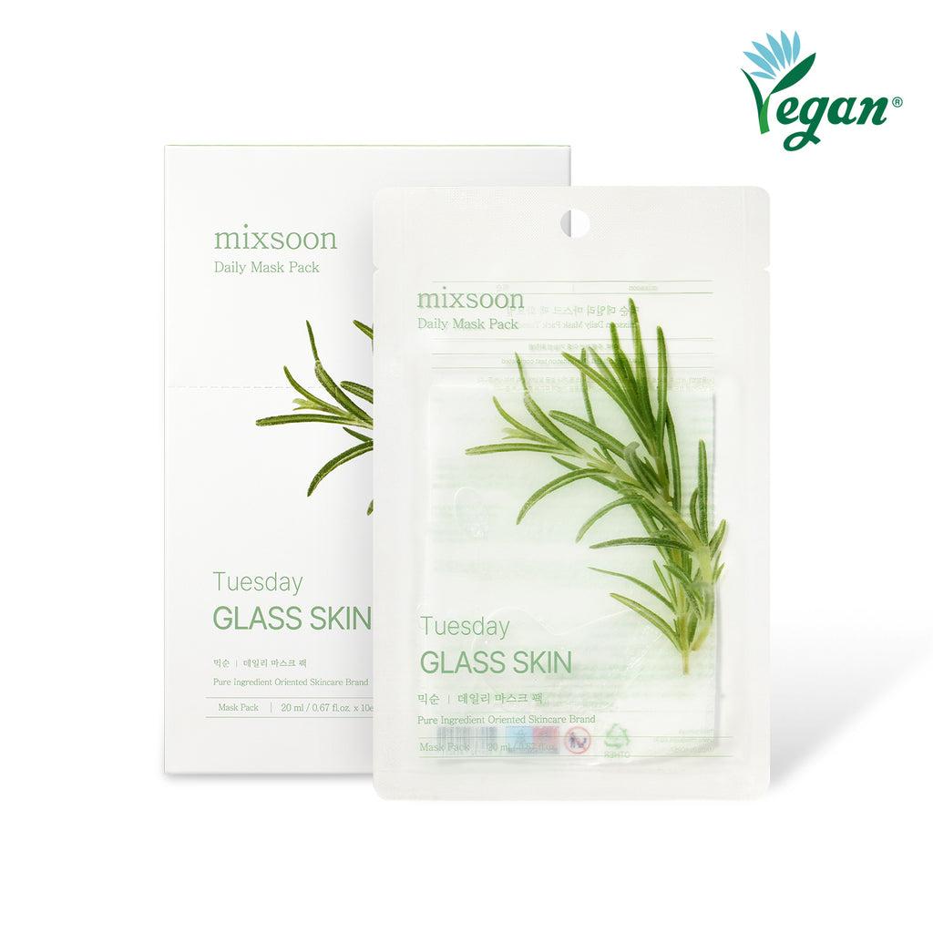 [MIXSOON] Daily Mask Pack_Tuesday_Glass Skin 20ml*10ea