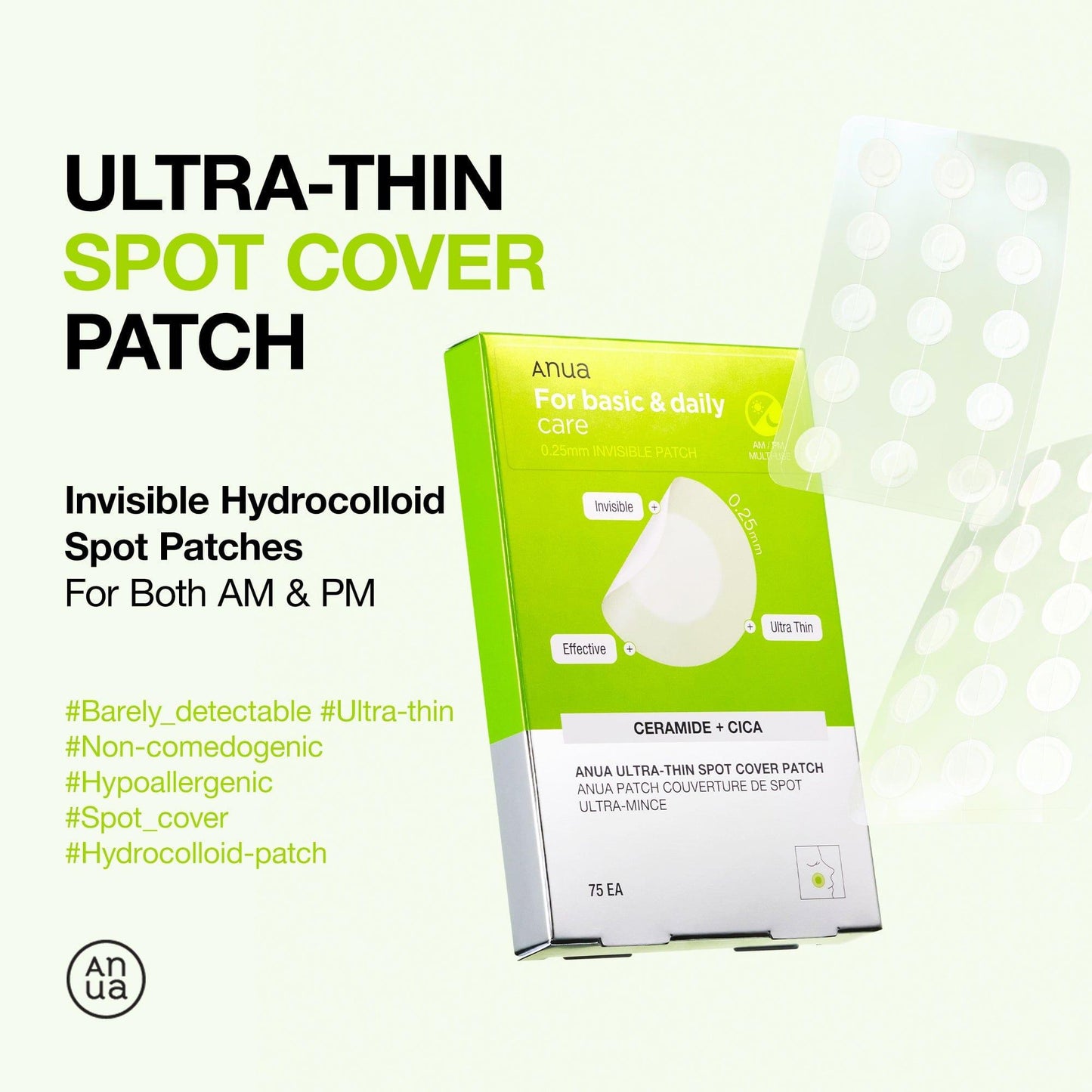Ultra Thin Spot Cover Patch 75ea