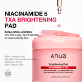 [Anua] Discos Iluminadores de Niacinamida 5 Txa 210ml 60unid.