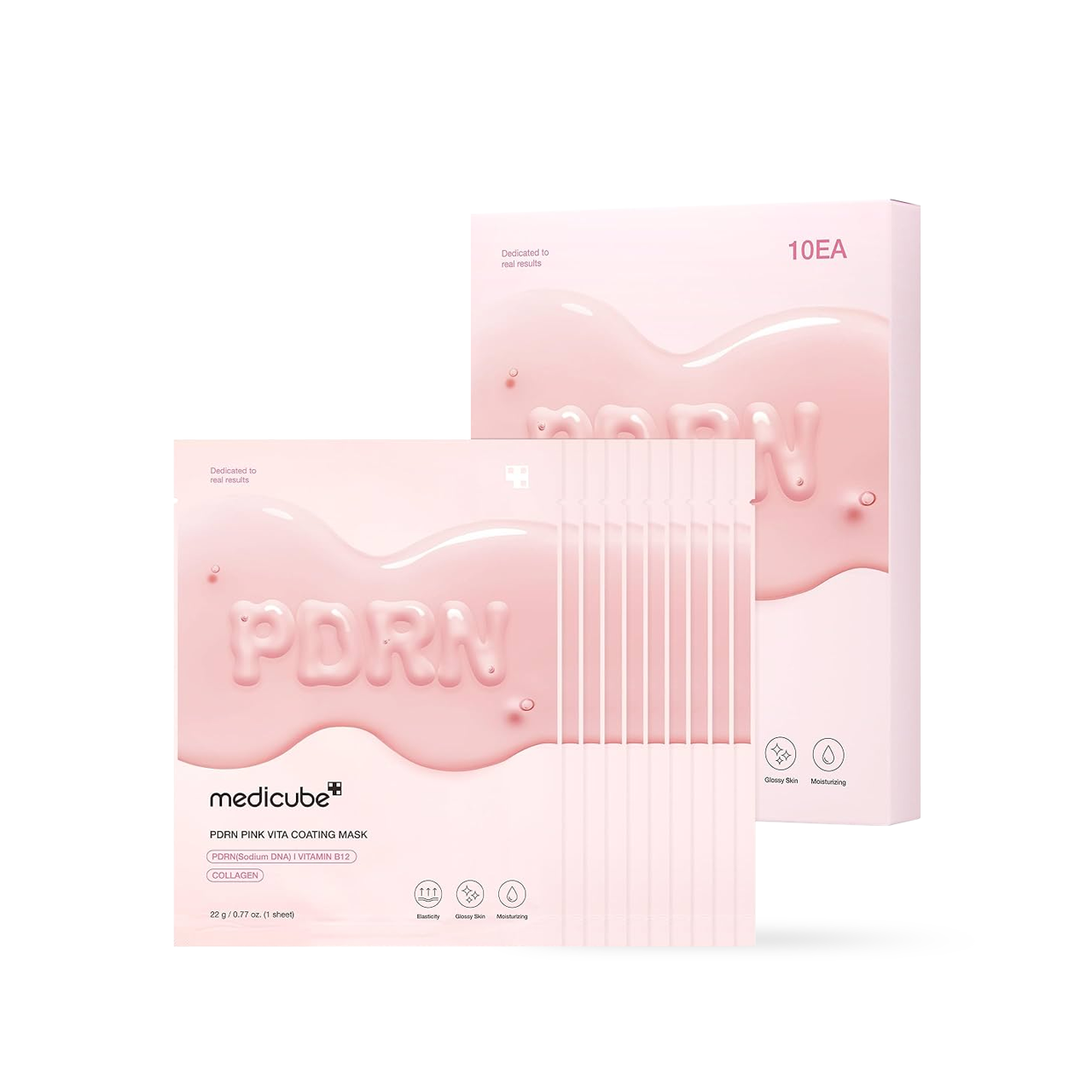 PDRN Pink Vita Coating Mask - 2 Size