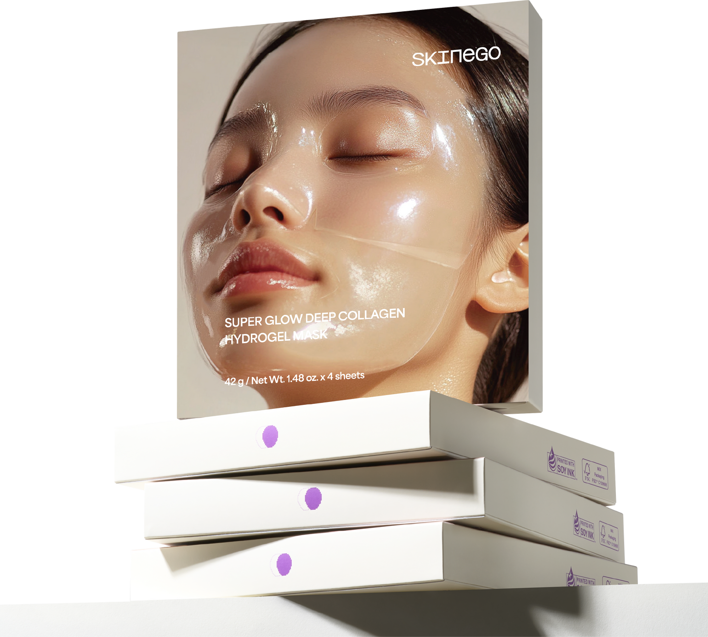 Super Glow Deep Collagen Hydrogel Mask - 2 Size
