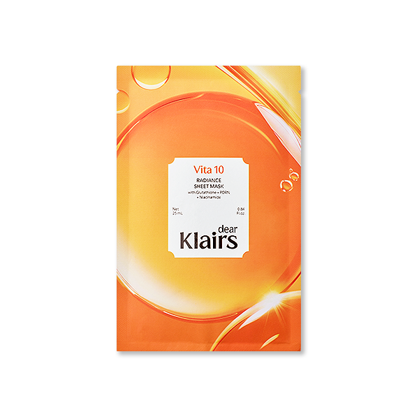 [Dear,Klairs] Vita 10 Radiance Tuchmaske 5 Stück