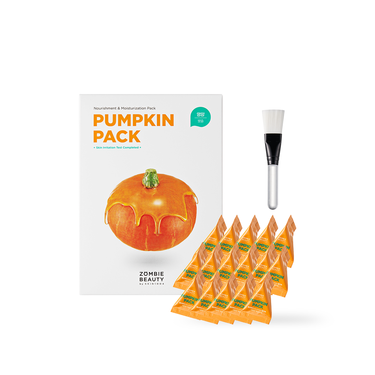 ZOMBIE BEAUTY BY SKIN1004 Pumpkin Pack 4g*16ea
