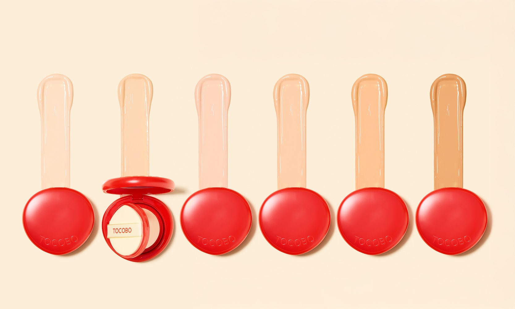 Apple Dewy Fit Cushion REFILL SET - 6 Colors