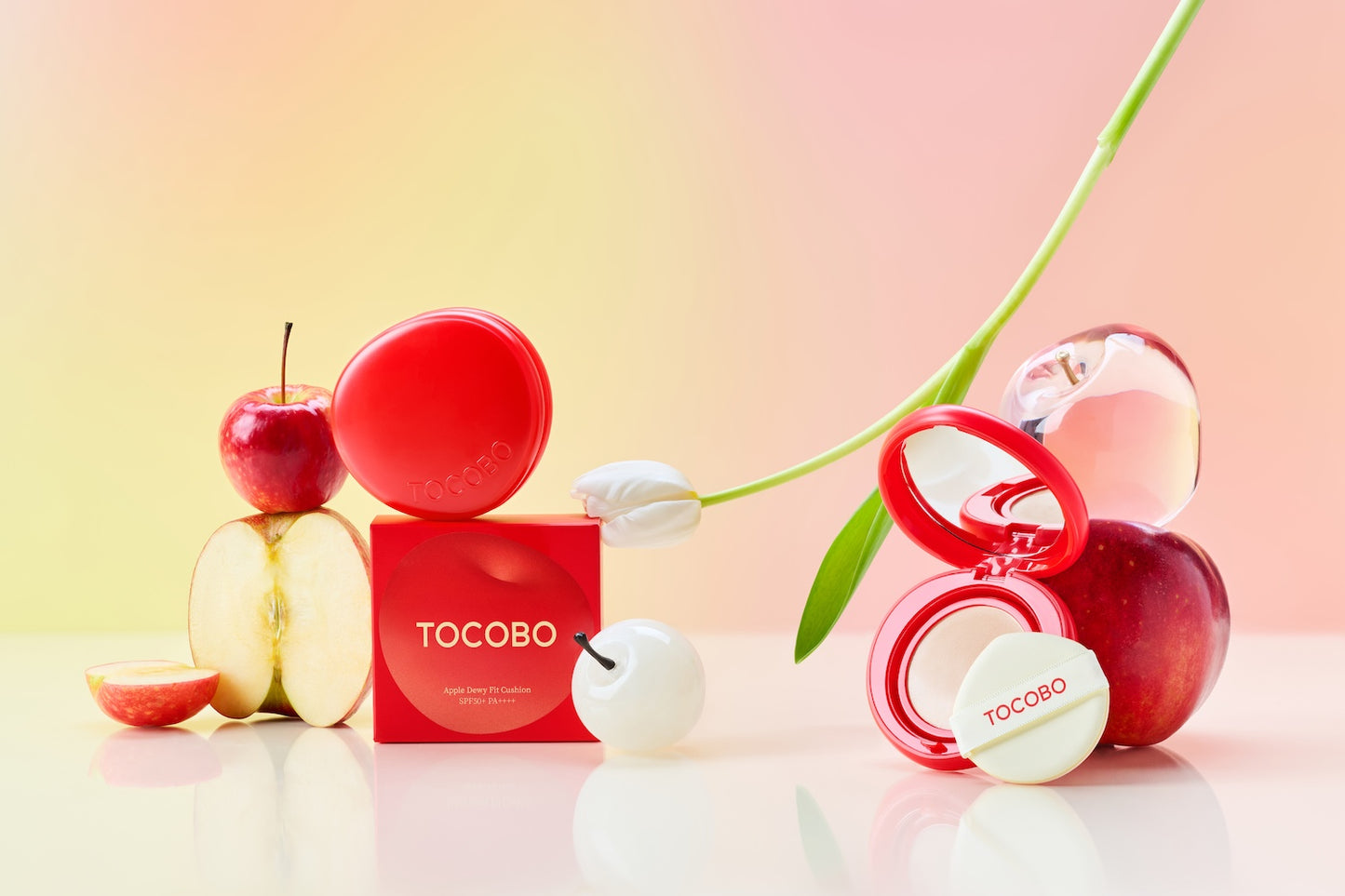 Apple Dewy Fit Cushion - 6 Colors with Refill Set