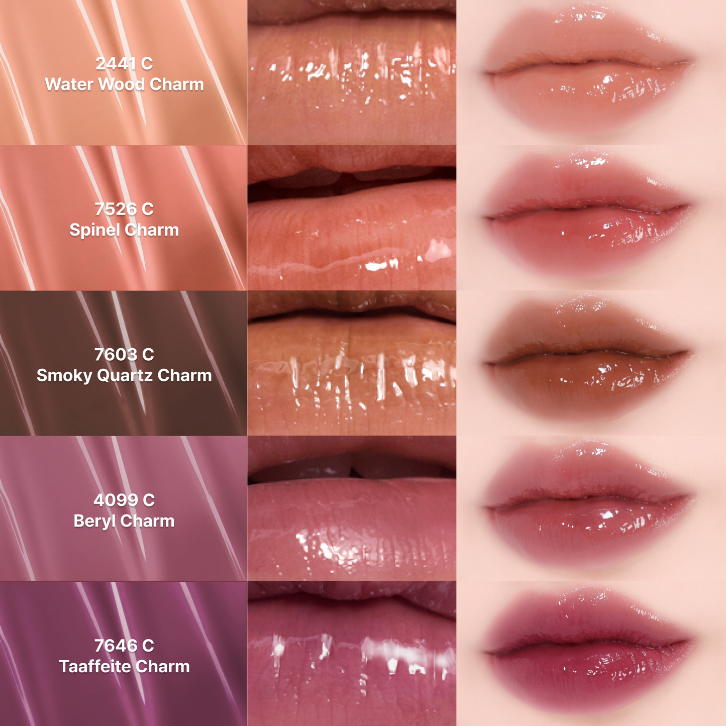 CHARM TINT Glossy Gel Line - 10 Colors