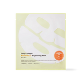 Deep Collagen Niacin Vita C Brightening Mask 37g*4ea