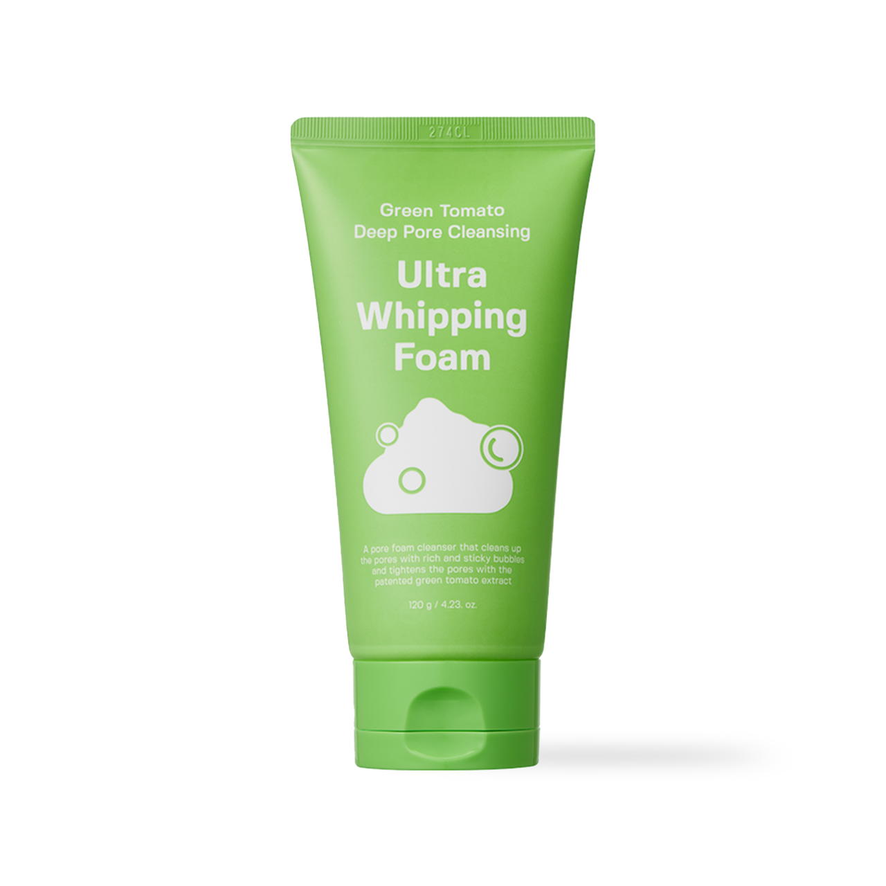 Green Tomato Deep Pore Cleansing Ultra Whipping Foam 120g
