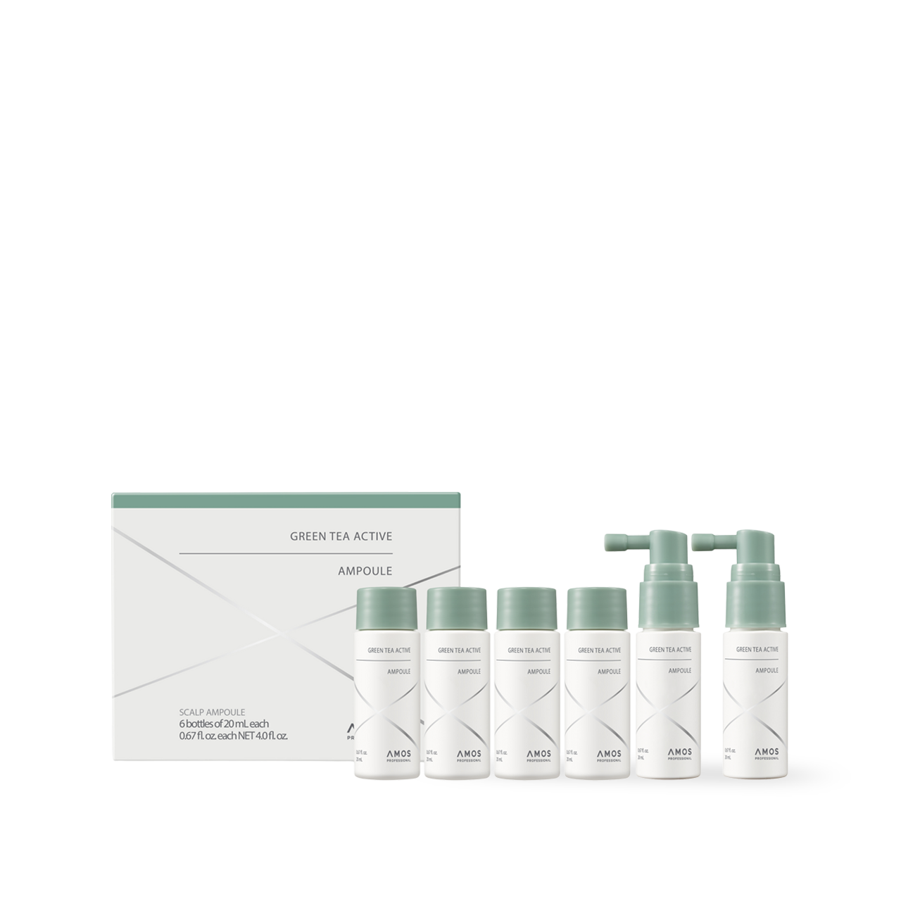 PROFESSIONAL GREEN TEA ACTIVE AMPOULE 20ml*6ea