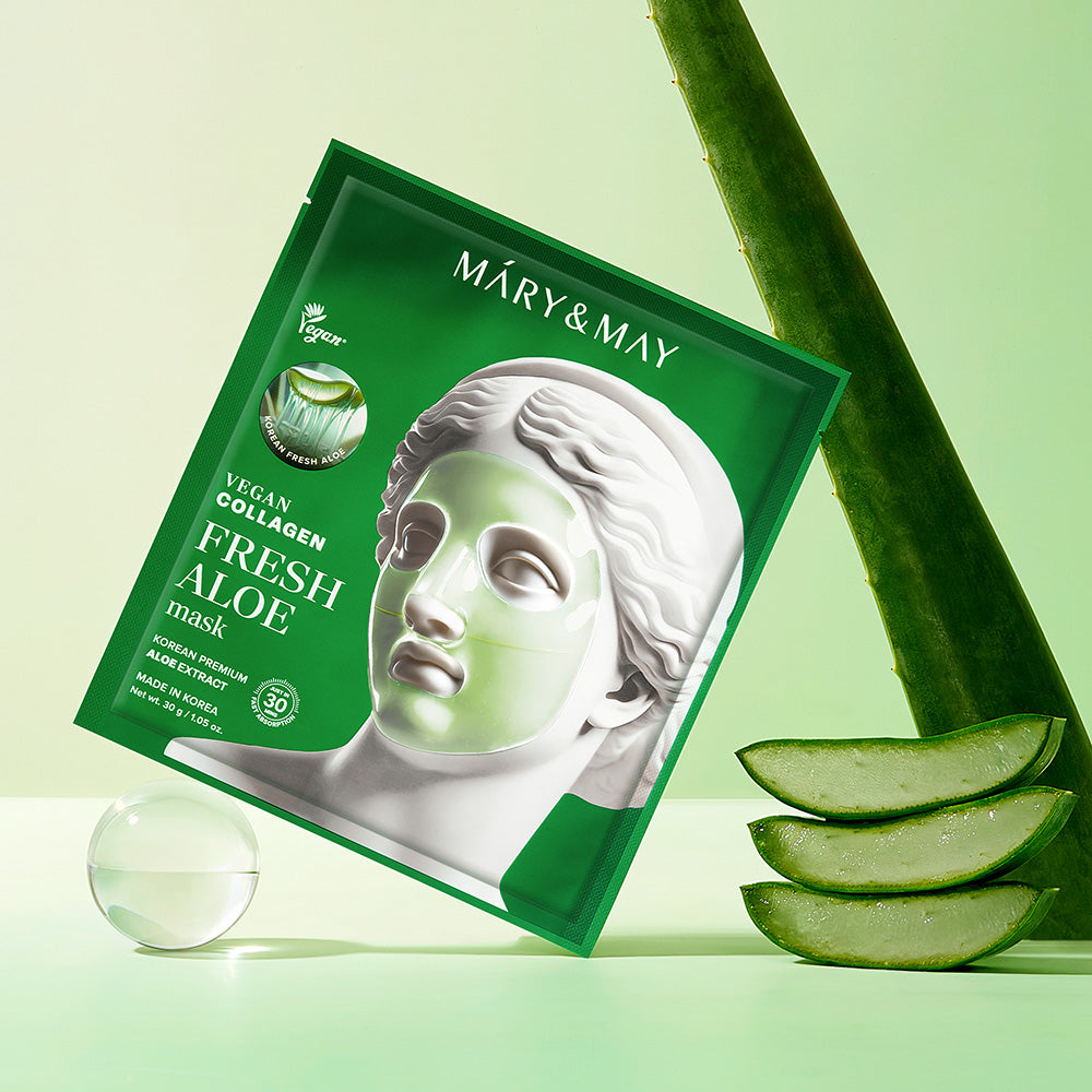 Vegan Collagen Fresh Aloe Mask (30g x4)