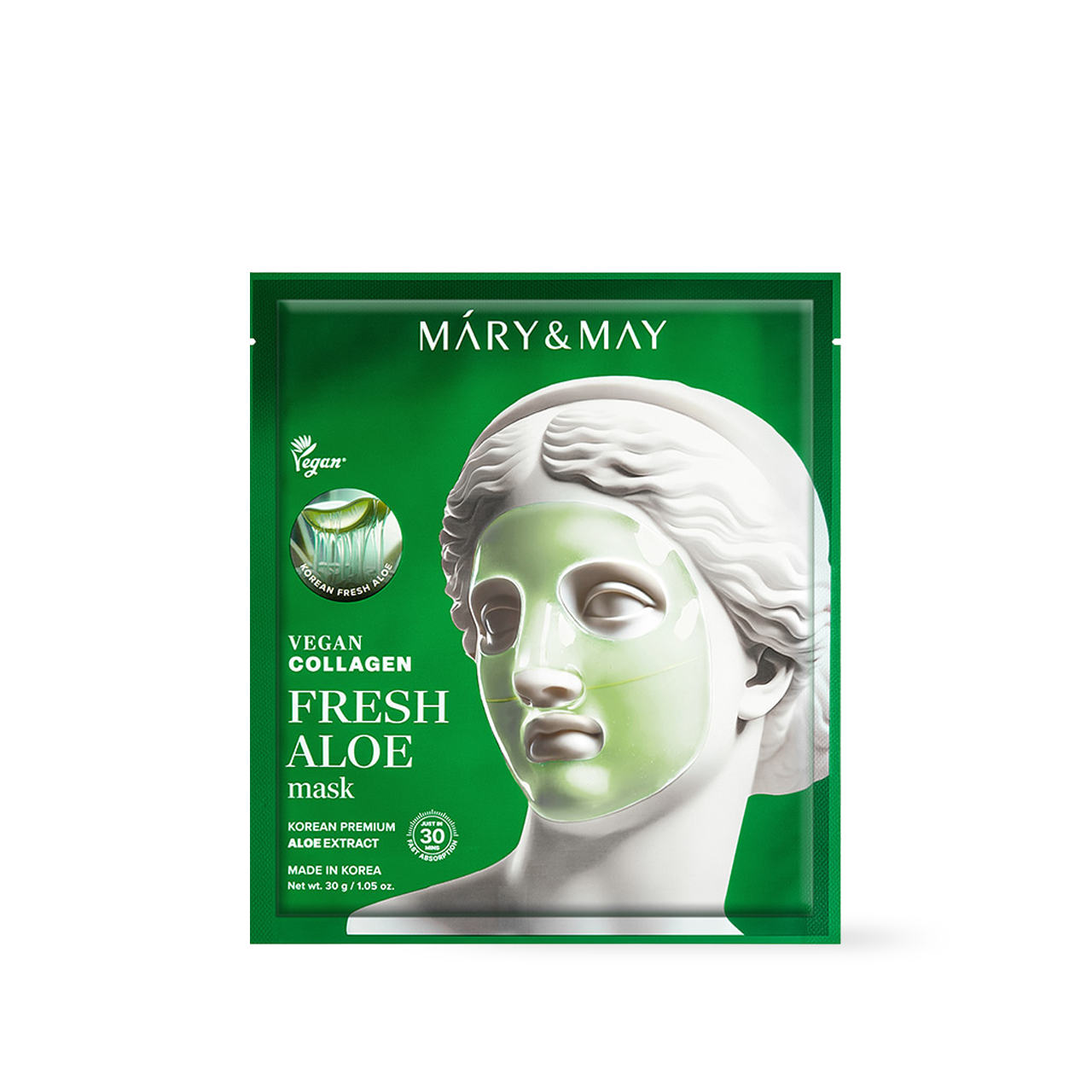 Vegan Collagen Fresh Aloe Mask (30g x4)