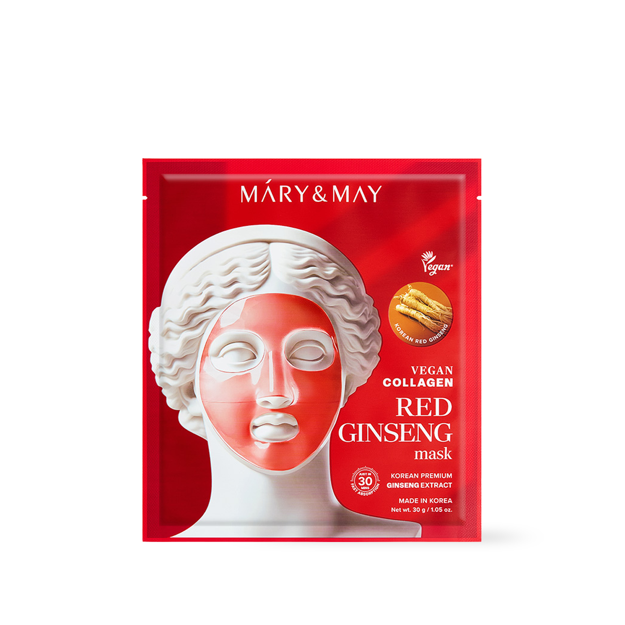 Vegan Collagen Red Ginseng Mask (30g x4)