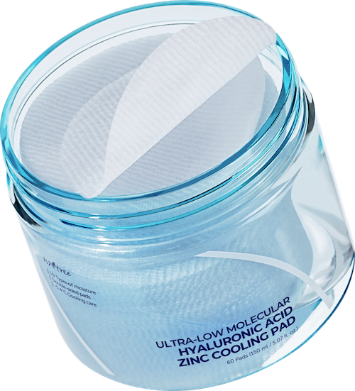 Ultra-Low Molecular Hyaluronic Acid Zinc Cooling Pad 150ml 60ea