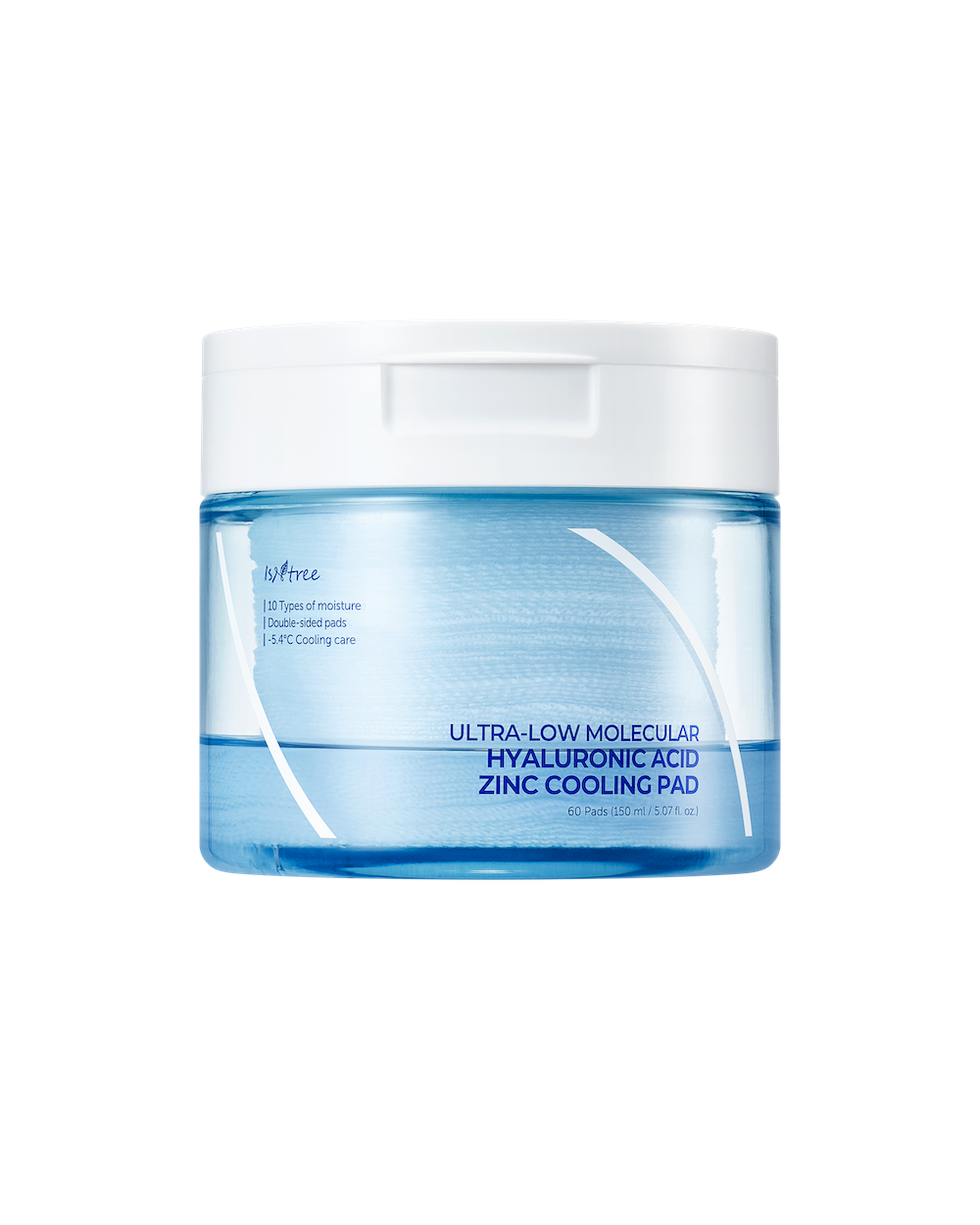 Ultra-Low Molecular Hyaluronic Acid Zinc Cooling Pad 150ml 60ea