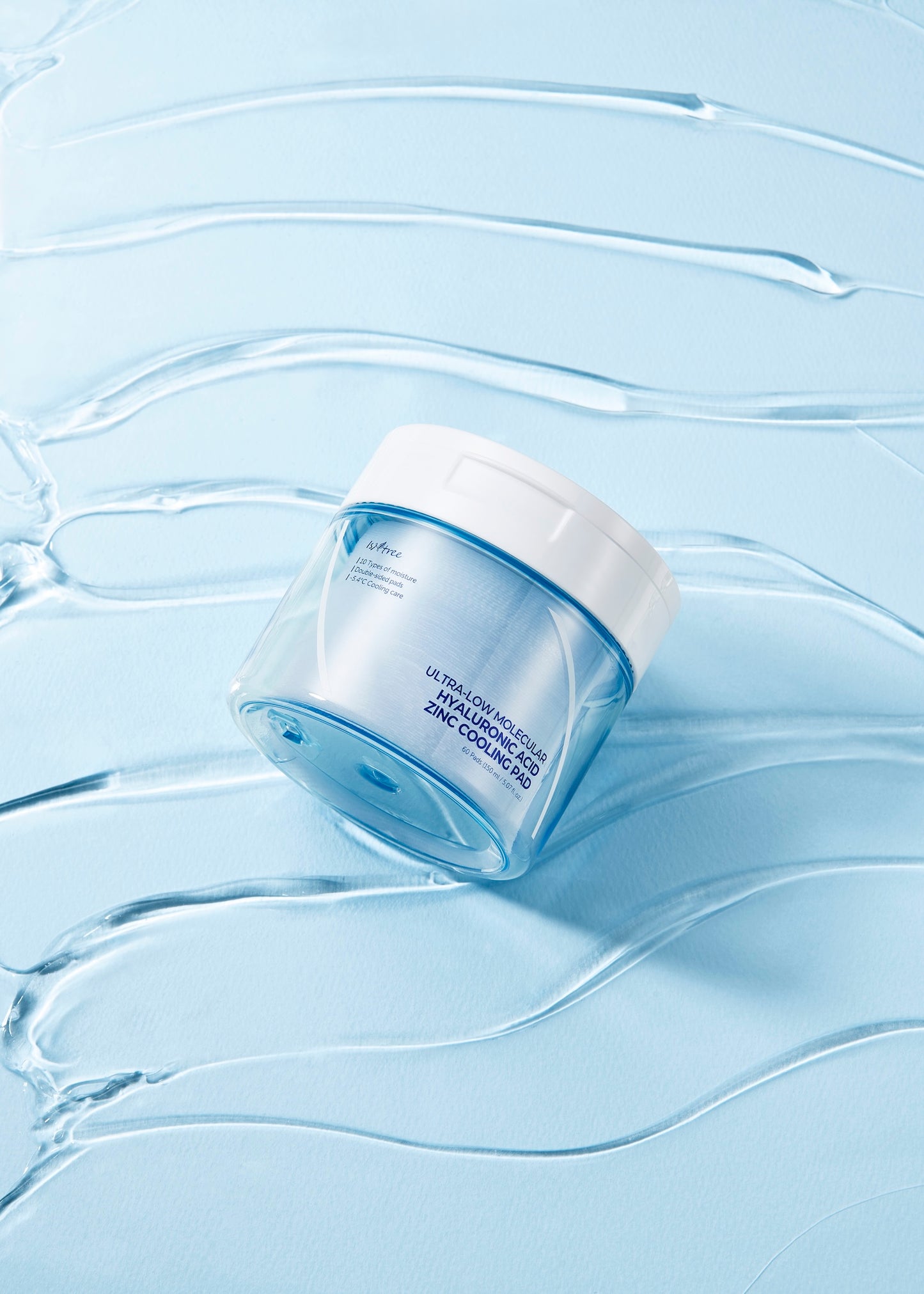 Ultra-Low Molecular Hyaluronic Acid Zinc Cooling Pad 150ml 60ea