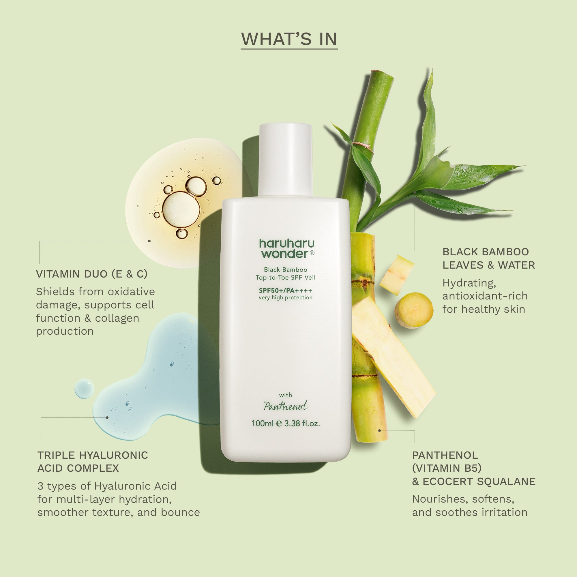 Black Bamboo Top-to-Toe SPF Veil 100ml