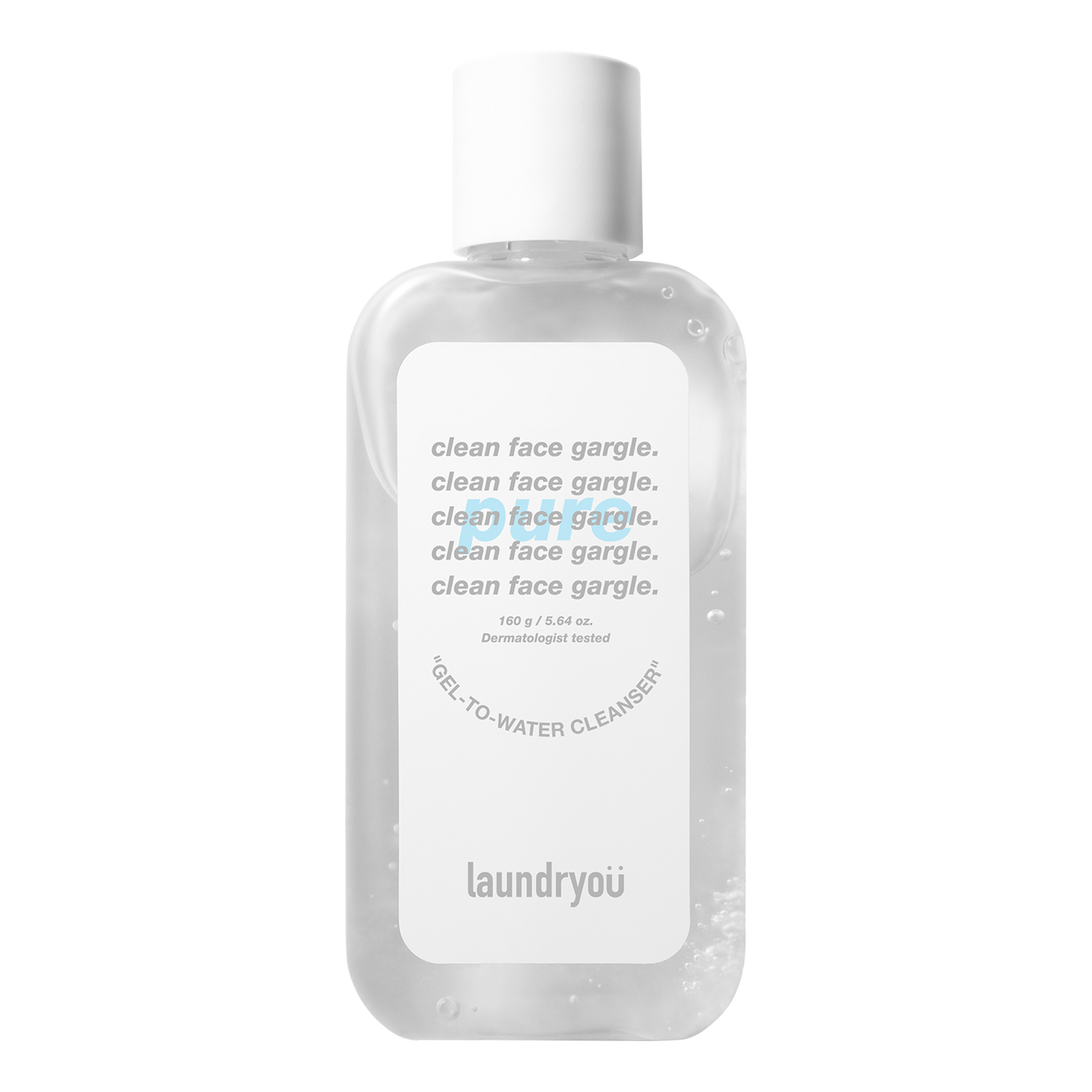 Clean Face Gargle Gel-to-Foam Cleanser PURE 160g