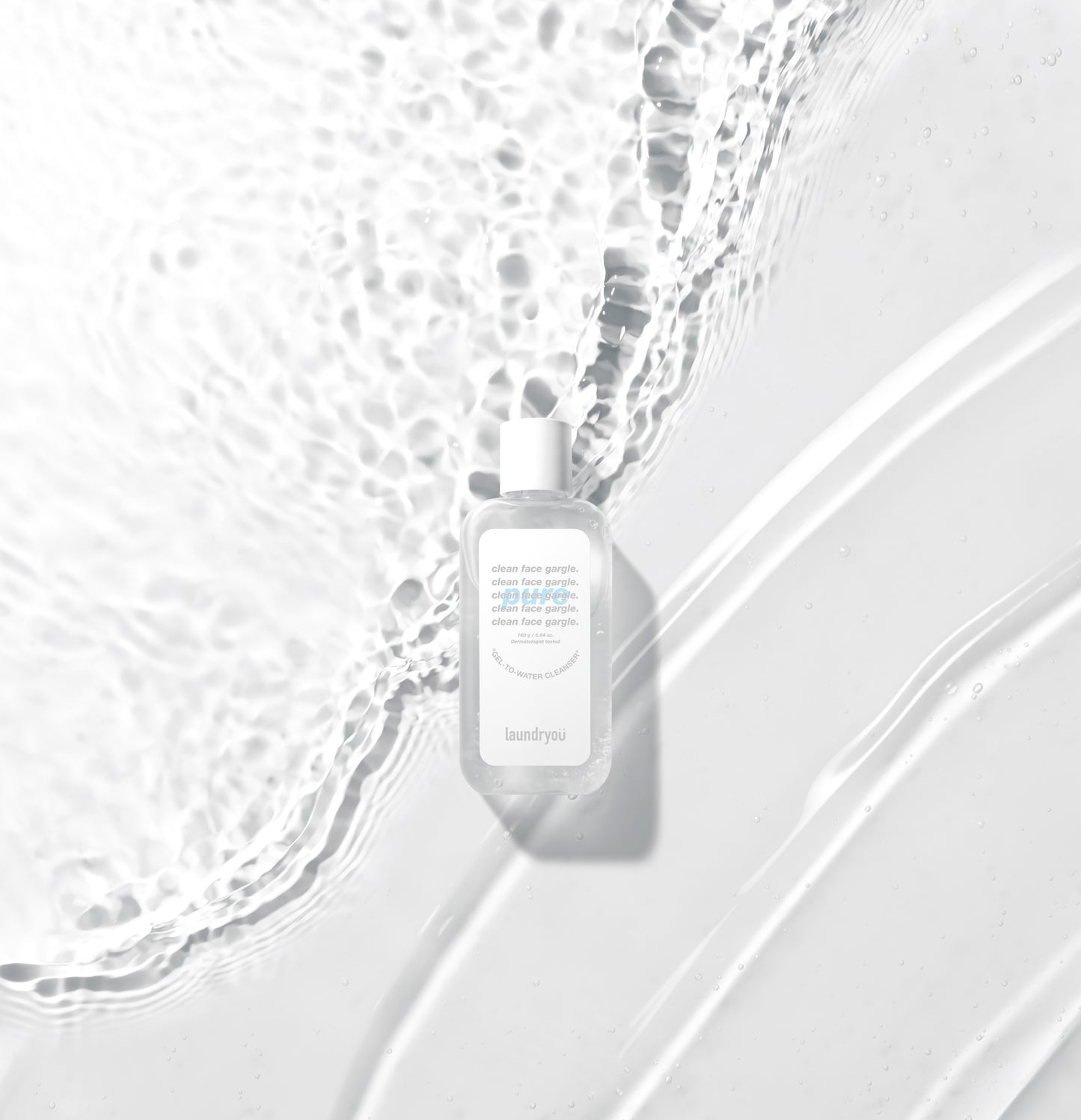 Clean Face Gargle Gel-to-Foam Cleanser PURE 160g