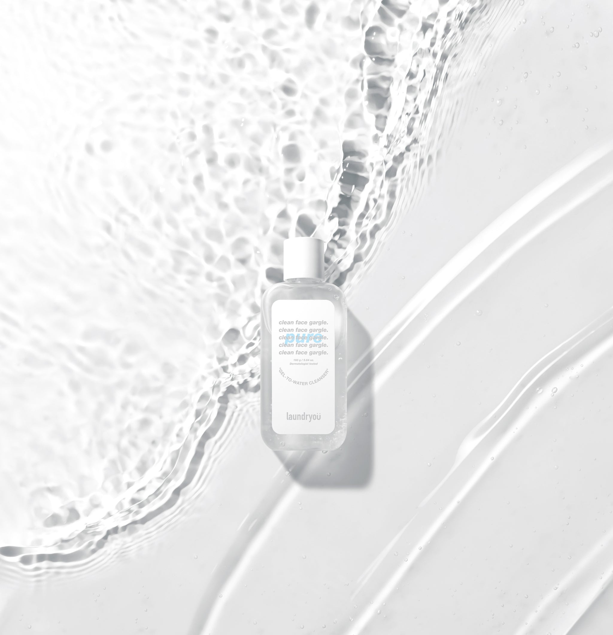 Clean Face Gargle Gel-to-Foam Cleanser PURE 160g