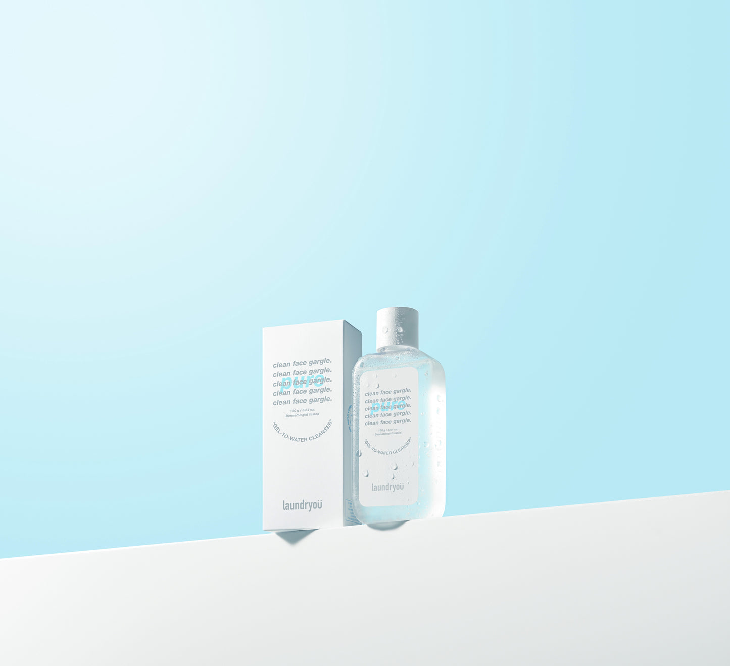 Clean Face Gargle Gel-to-Foam Cleanser PURE 160g