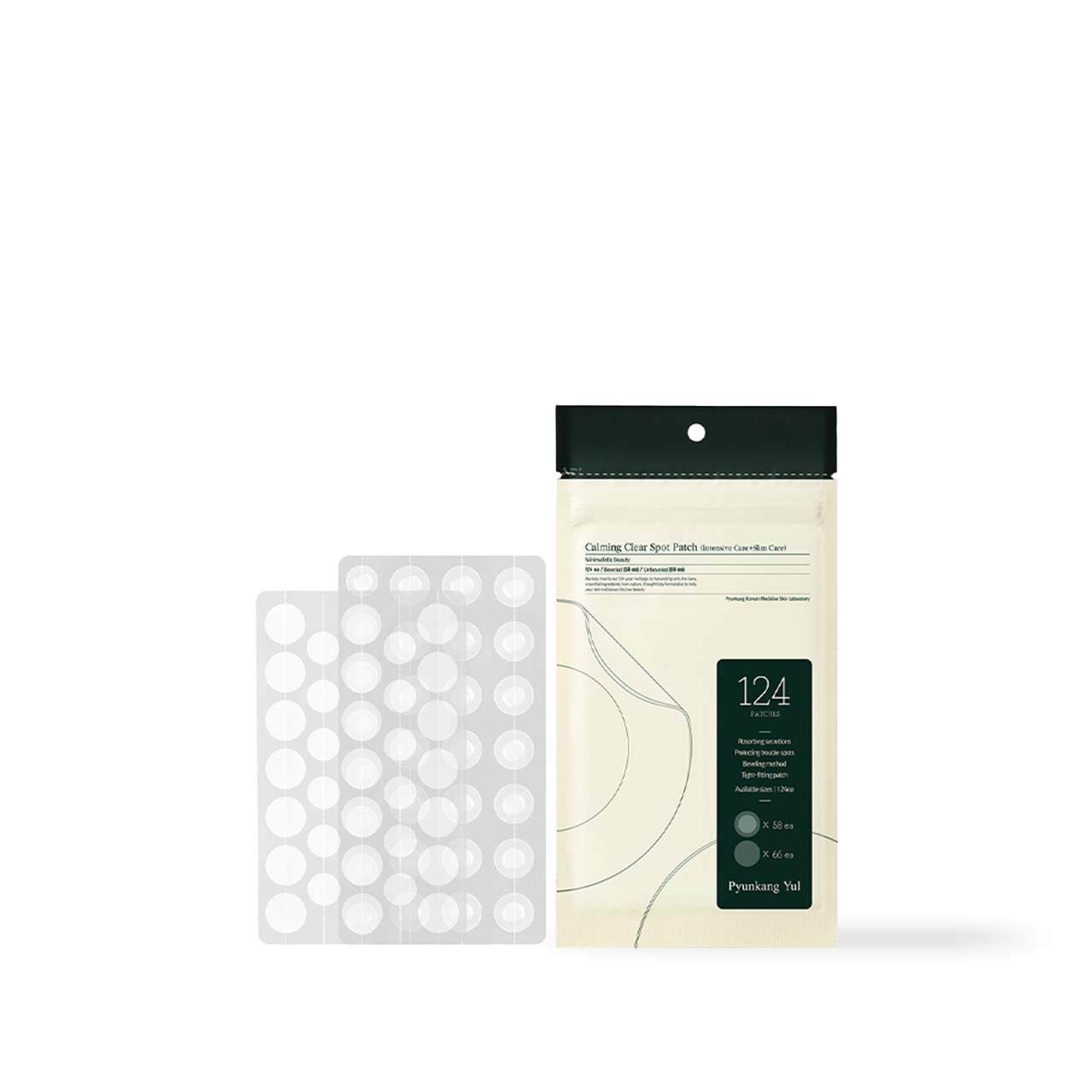 Calming Clear Spot Patch (Intensive Care+Slim Care) 124ea