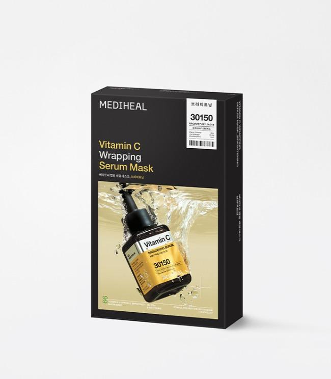 [Mediheal] Mascarilla Iluminadora con Sérum Envolvente de Vitamina C 10 unidades