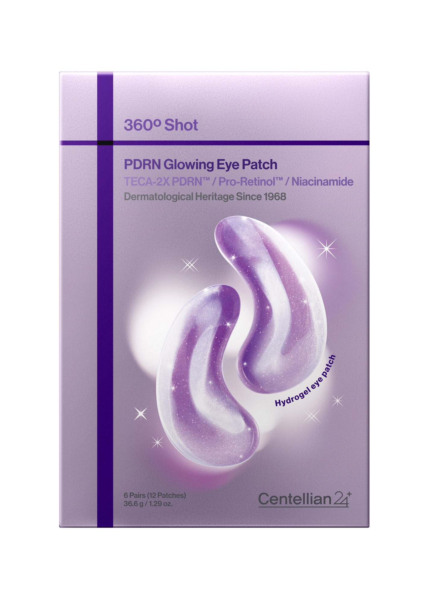 360º Shot PDRN glowing eye patch 6 pairs*