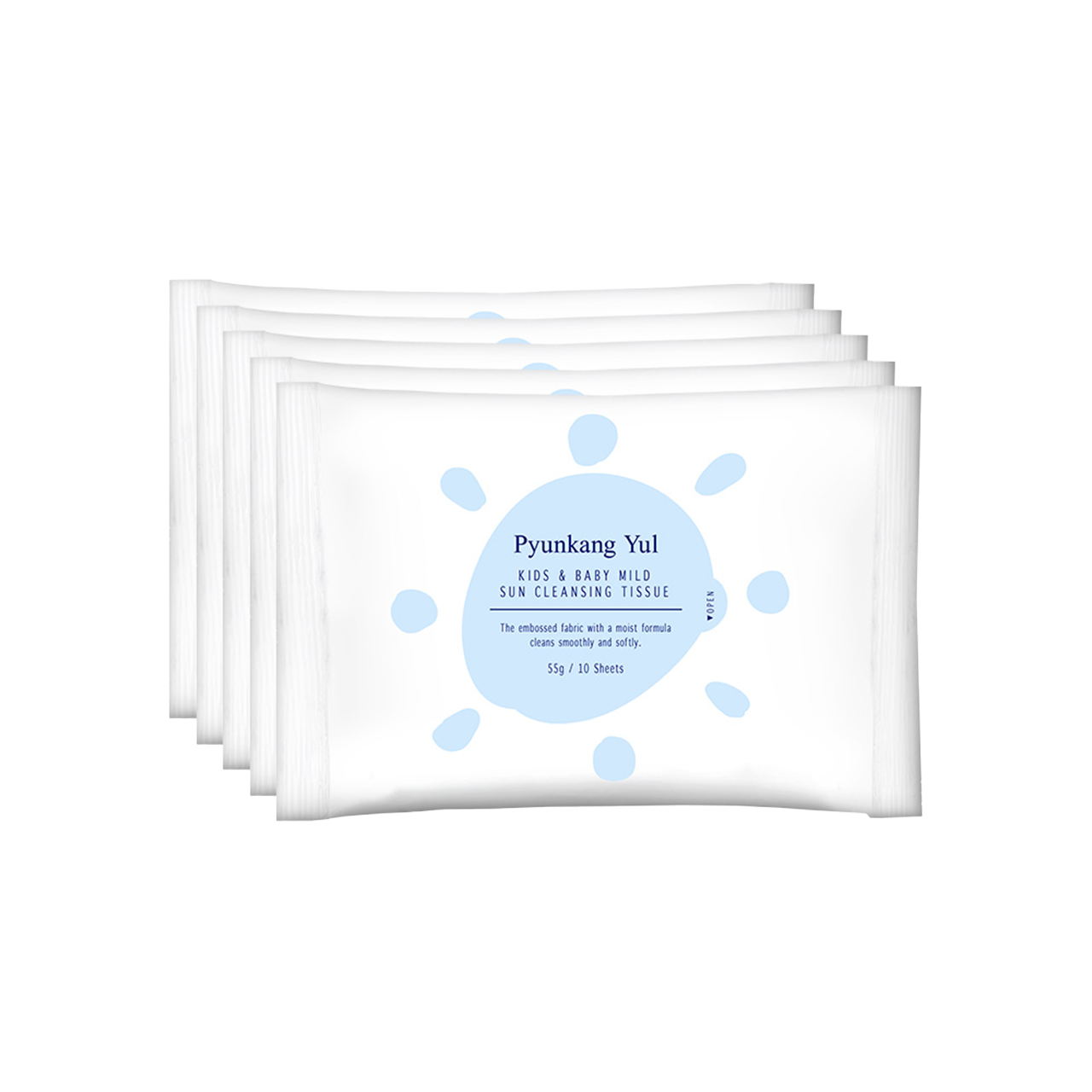 Kids & Baby Mild Sun Cleansing Tissue 10ea*5