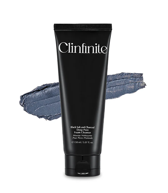 [Clinfinite] Limpiador Facial de Espuma Purificante con Carbón y Sal Negra 150ml