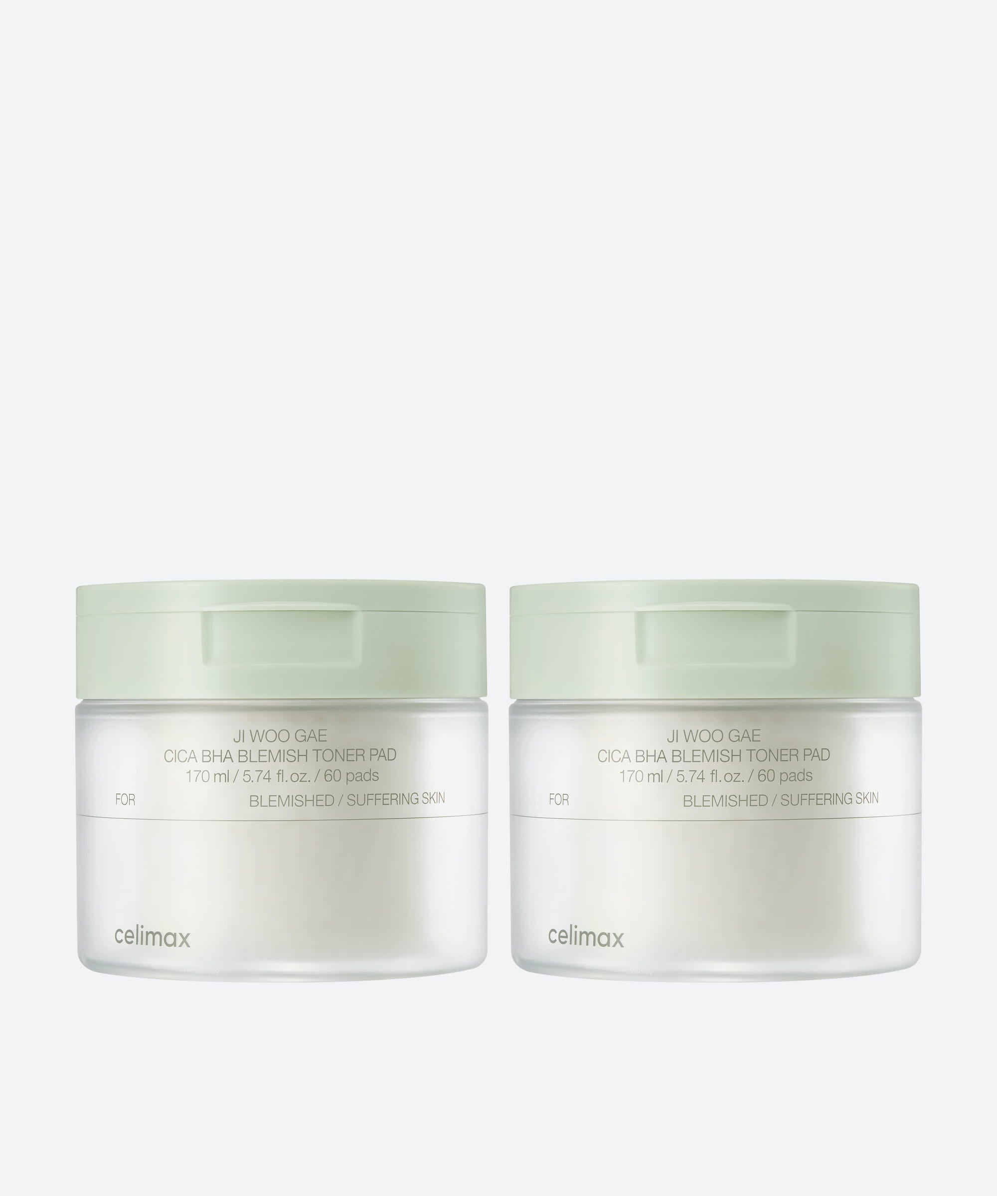 Ji Woo Gae Cica BHA Blemish Toner Pad 60pad