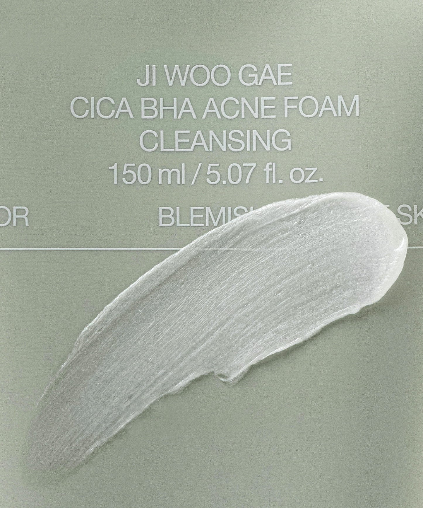 Ji Woo Gae Cica BHA Acne Foam Cleansing 150ml