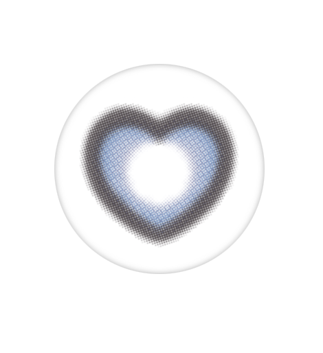 [cocoview] AXIAL FIXED Heart Ruri Blue 1month 0.00D 1ea/1Vial