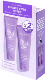 White Collagen Cleansing Foam Duo Twin Pack (150ml x2)