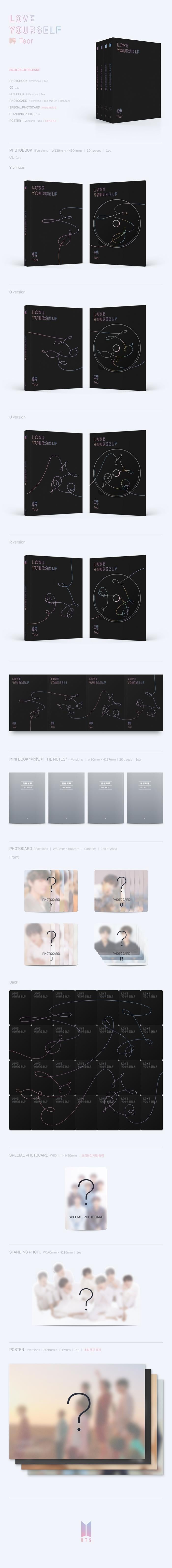 BTS 3rd Full Album [LOVE YOURSELF 轉 'Tear']