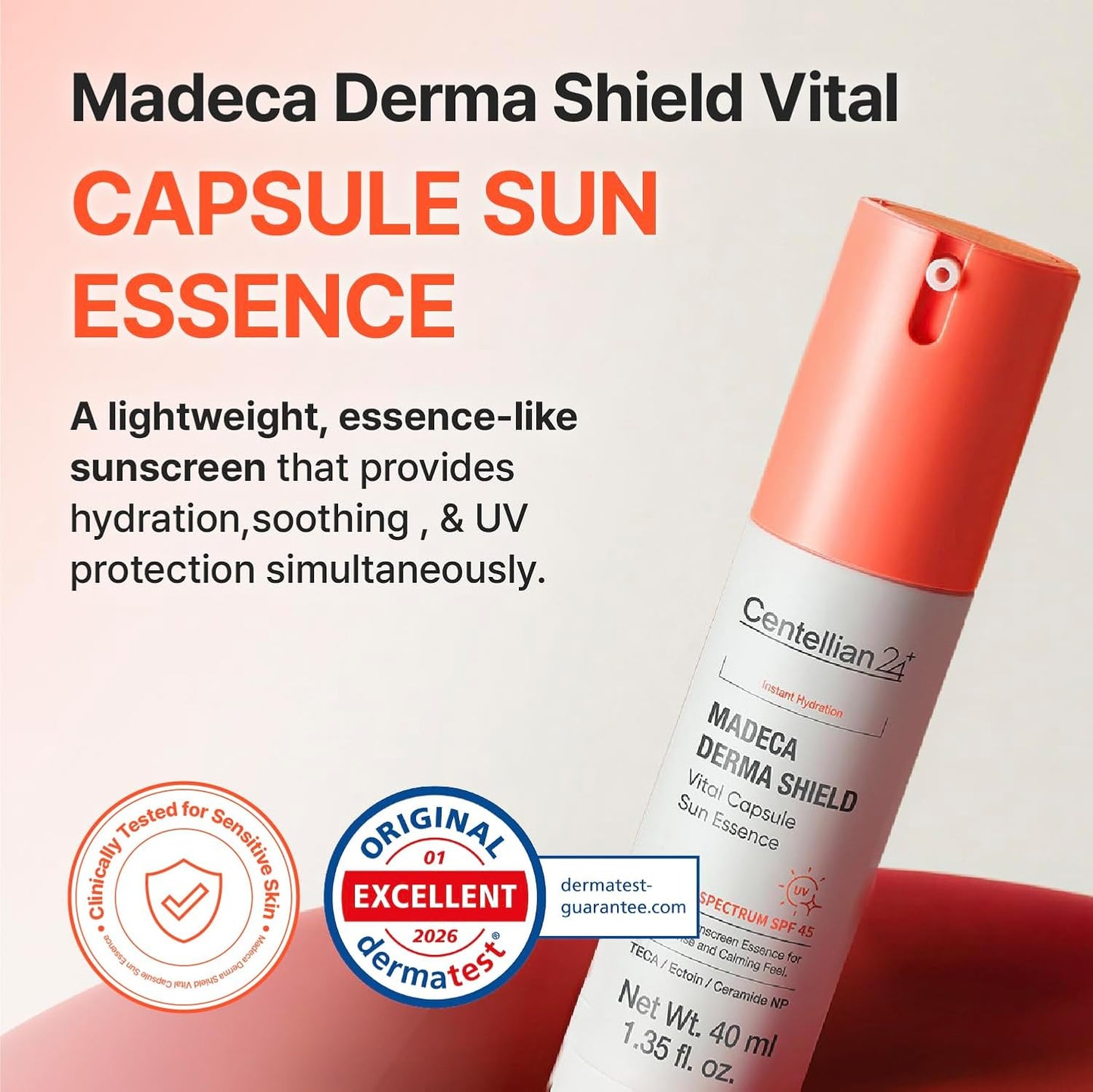 Madeca Derma Shield Vital Capsule Sun Essence (OTC) 40ml