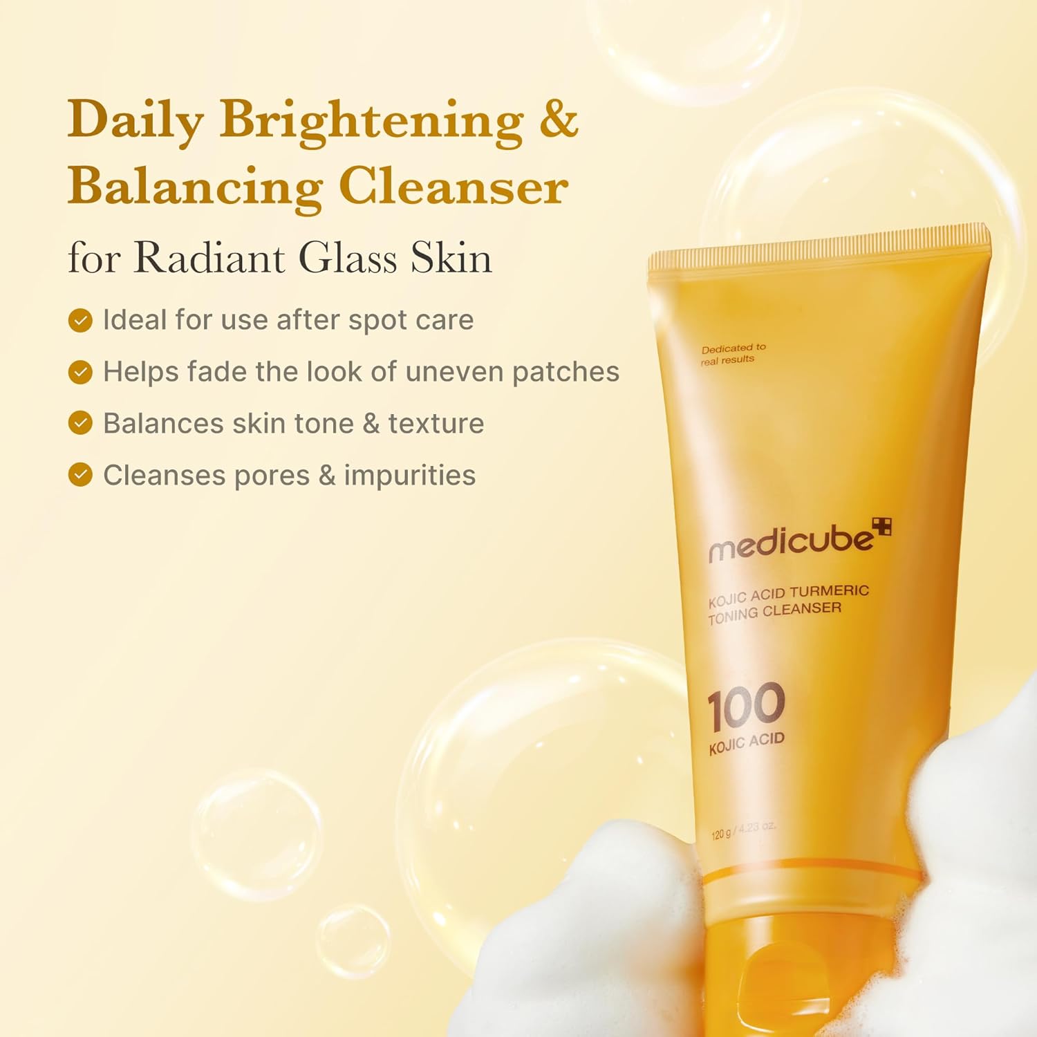 Kojic Acid Turmeric Toning Cleanser 120g