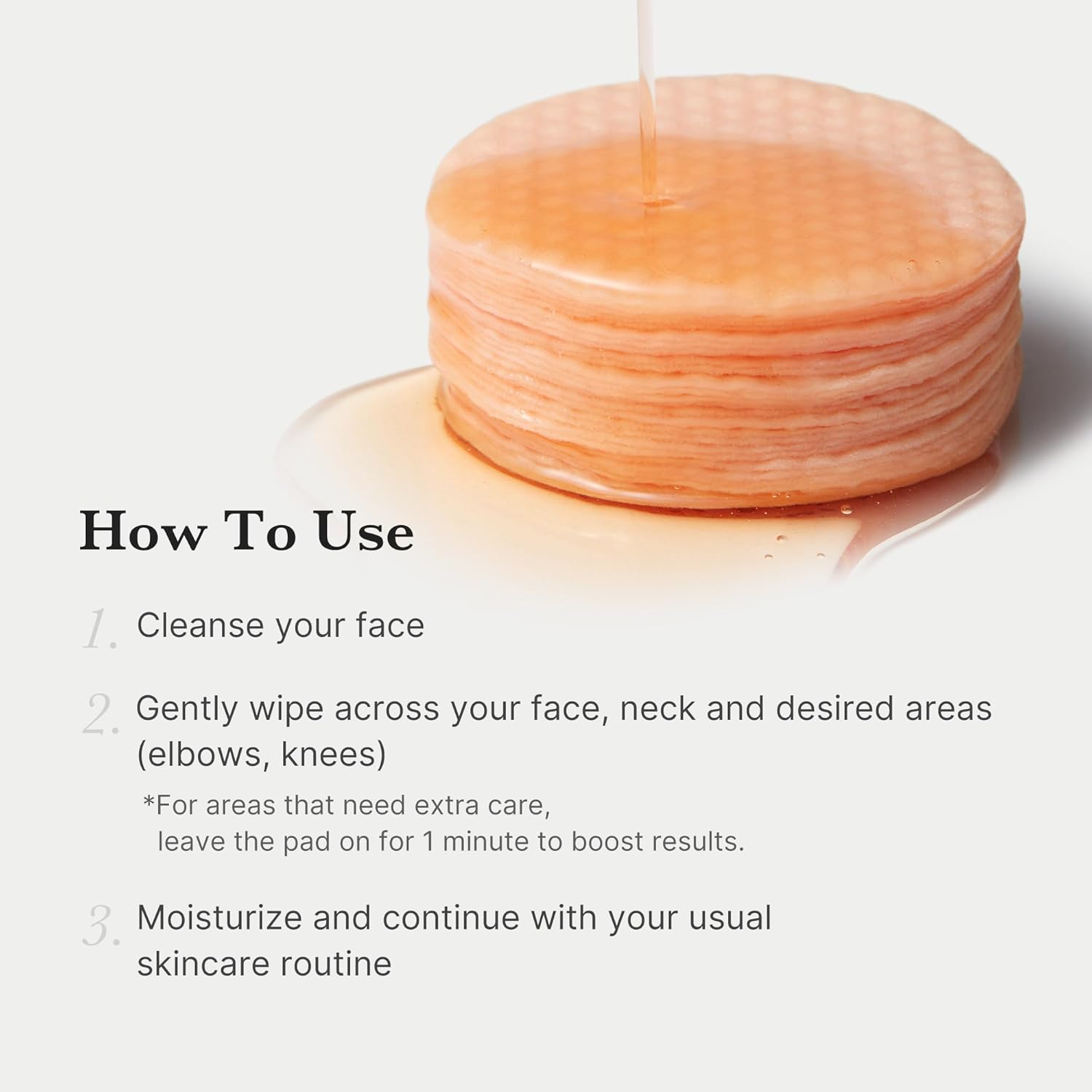 Red Succinic Acid Peeling Pads 70pcs
