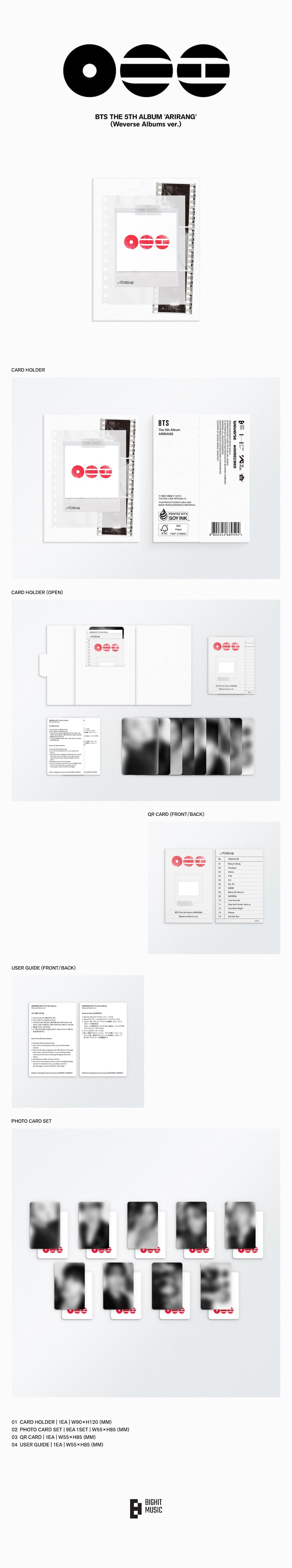 [BTS] BTS ARIRANG (Weverse Albums ver.)