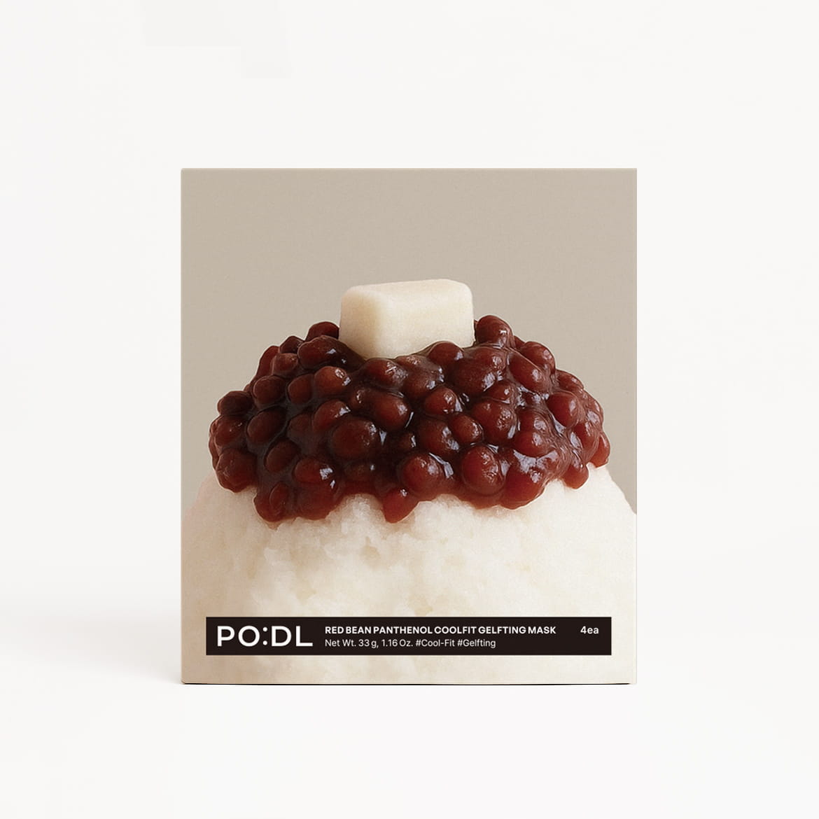 Red Bean Panthenol Coolfit Gelfting Mask (4ea) (+Special Gift)