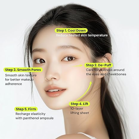 Red Bean Panthenol Coolfit Gelfting Mask (4ea) (+Special Gift)