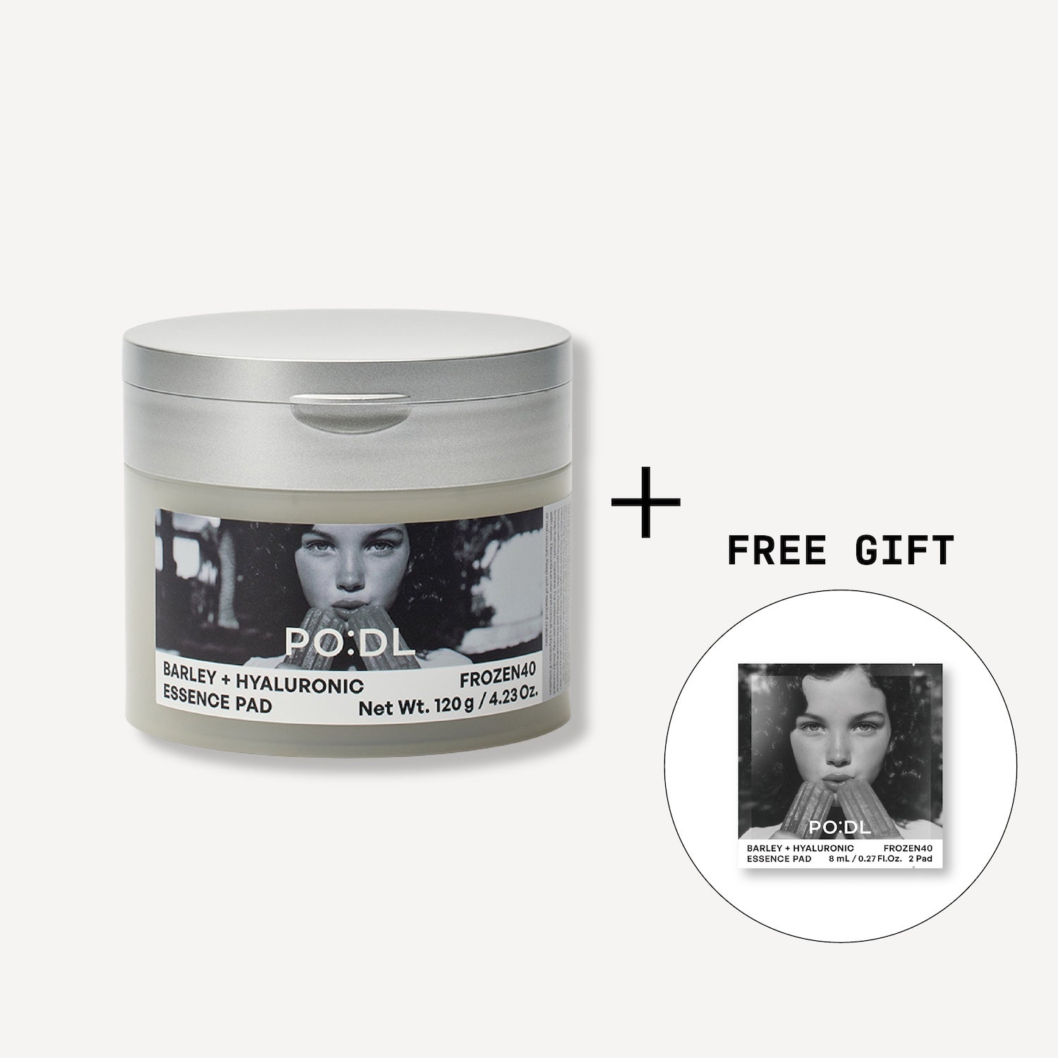 Barley Hyaluronic Frozen40 Essence Pads (70ea) (+Special Gift)